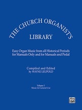 The Church Organist's Library Organ sheet music cover